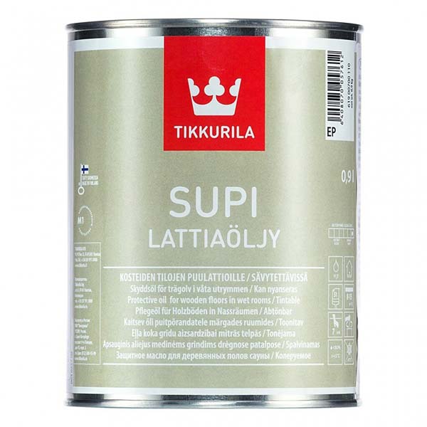 Színtelen padlóolaj – Supi Lattiaöljy 0,9 l