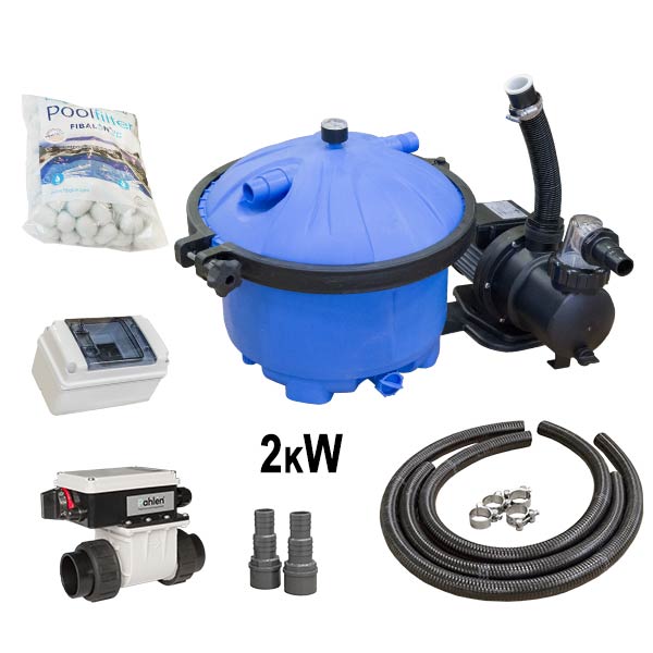 Elektromos fűtőegység 2kW szett