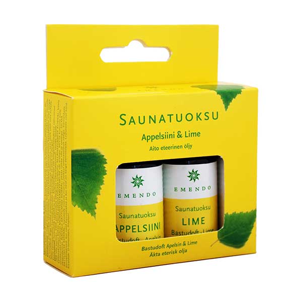 Szauna illatosító Narancs és Lime 2 x 10 ml